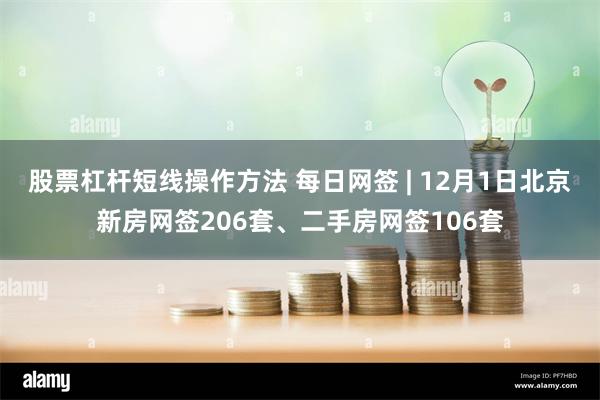 股票杠杆短线操作方法 每日网签 | 12月1日北京新房网签206套、二手房网签106套